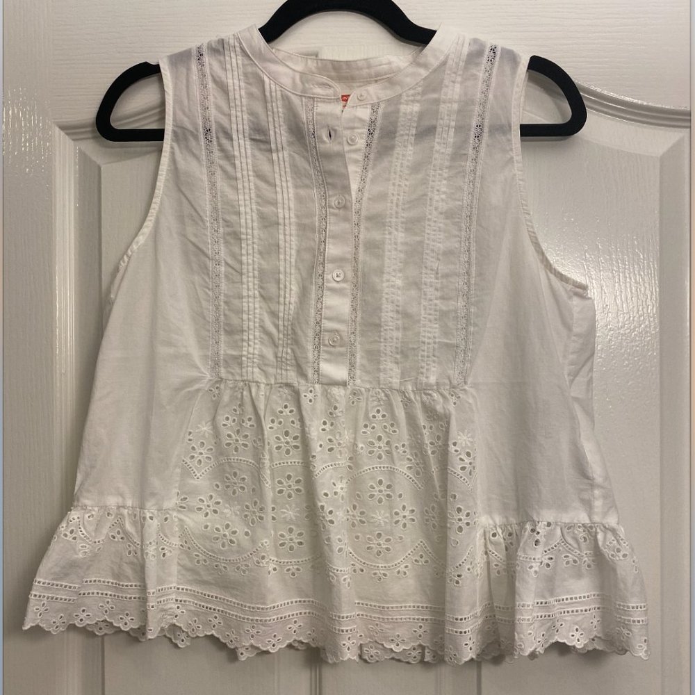 Levi's White Blouse Tank Top